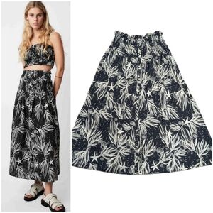 Roseanna Paris France Holi Angela Skirt Ocean sea coral shell seaweed bubbles